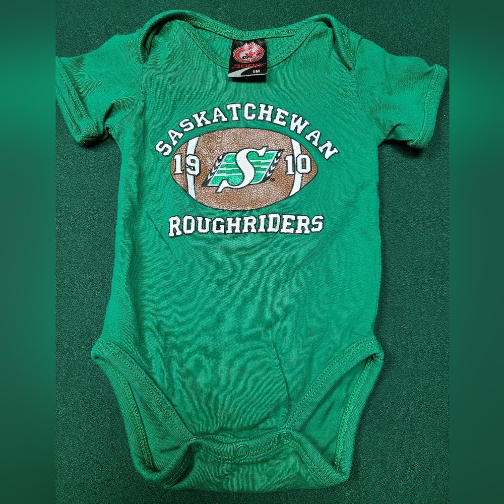 Saskatchewan Roughriders onesie EUC.